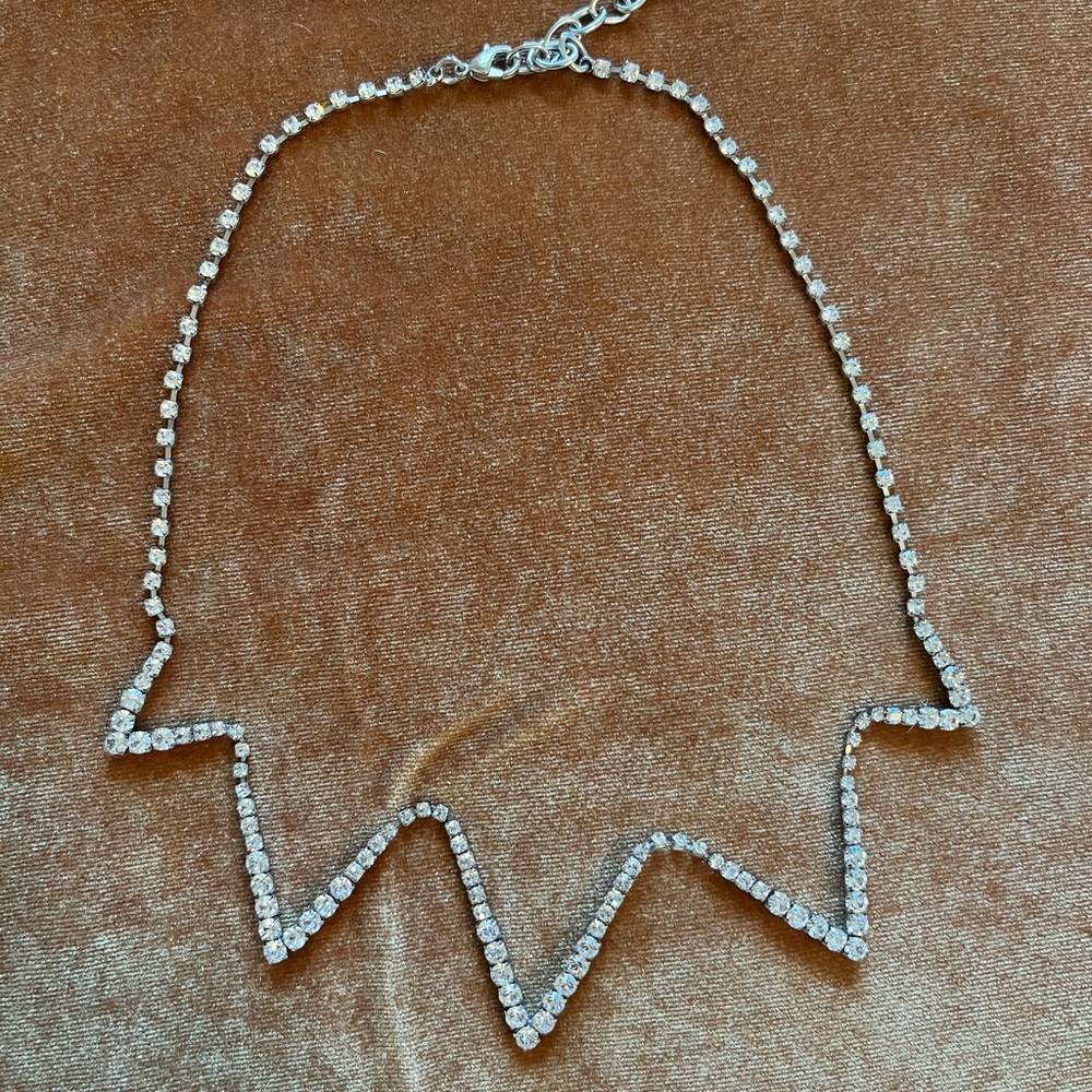 Dannijo Lotus Necklace w/ Swarovski Crystals